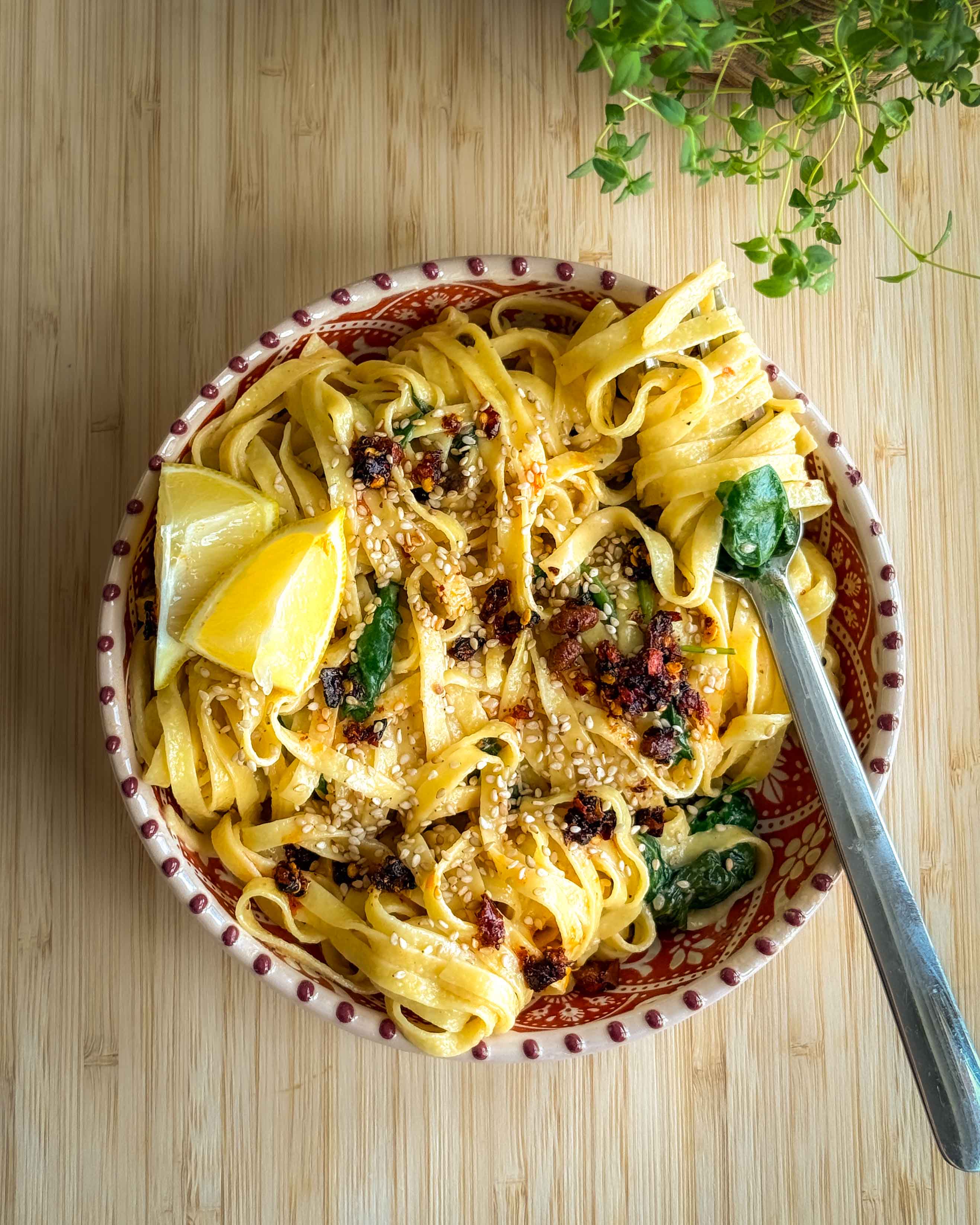 Crispy Chili Pasta